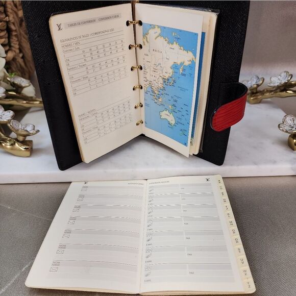 Authentic Louis Vuitton Epi Red Agenda - NEW- w/ Dust Bag/Retail Bag & Inserts - Picture 14 of 17